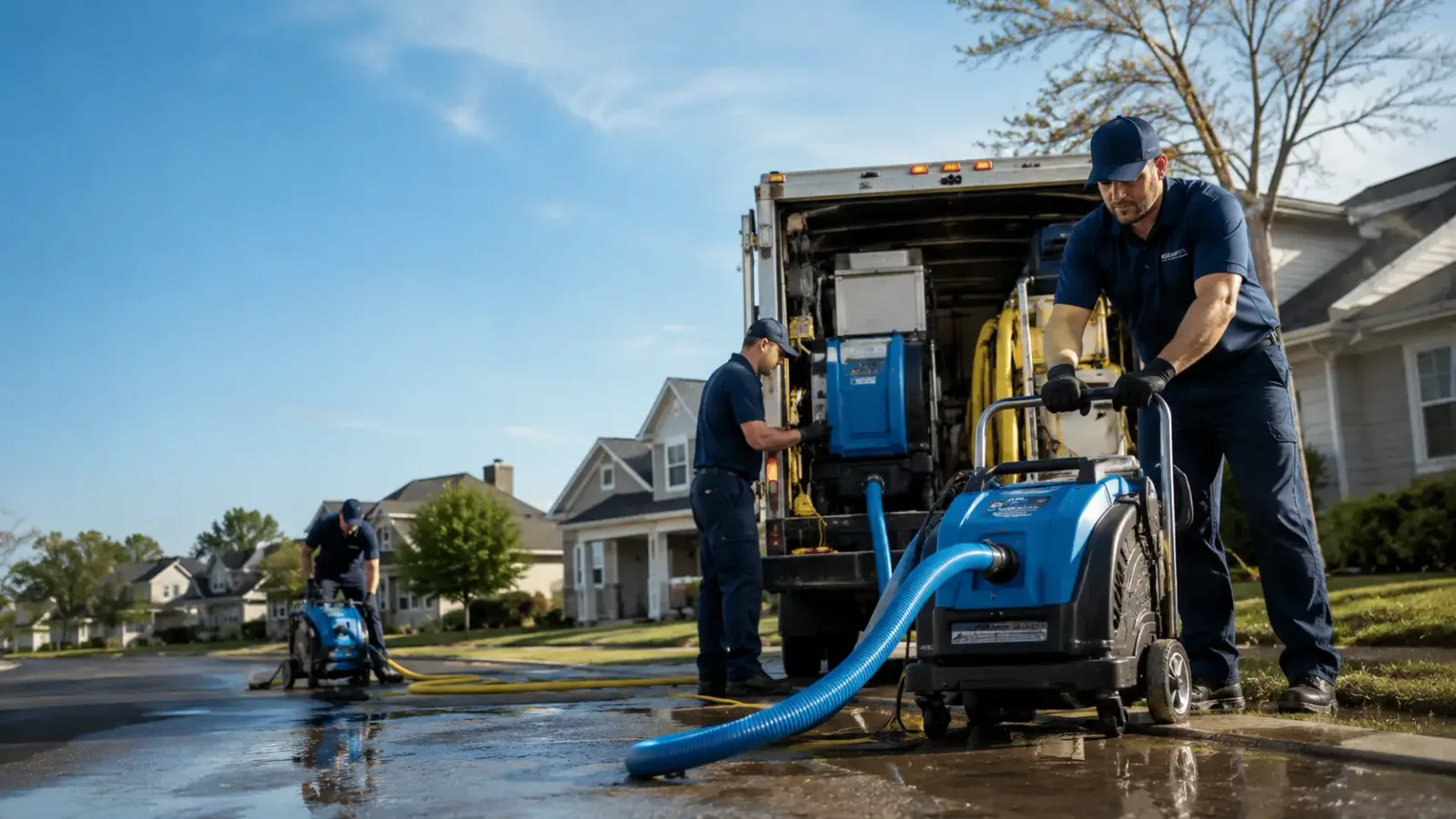 Flood Damage Cleanup in Little Lake, MI
